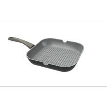 3 lays Granite Non-stick coating square fry pans skillet Wholesale Aluminium Non-stick Cookware sets